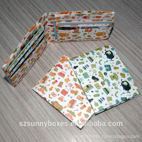 Eco-friendly Anti-RFID Foldable 6 Cards Tyvek Paper Wallet